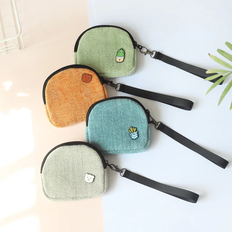 Mini Coin Purse New Arrival Autumn/winter 2024 Fresh Style Hardcoin Handheld Storage Bag Direct From Manufacturer