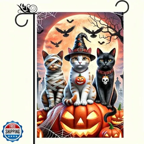 Cats Halloween Gard… - image