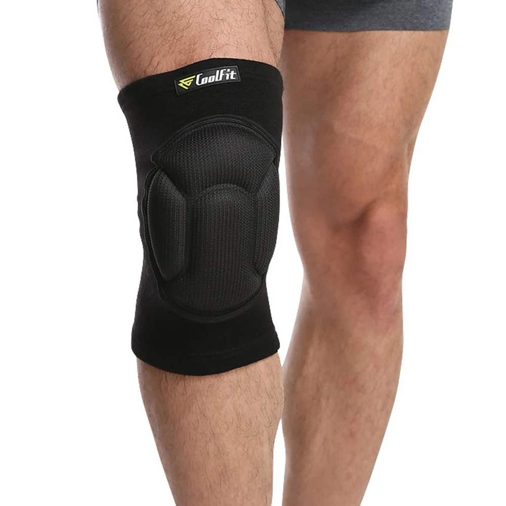 1Pair Thicked Football Volleyball Extreme Sports Ski Knee Pads Fitness Knee Support Cycling Knee Protector Kneepad