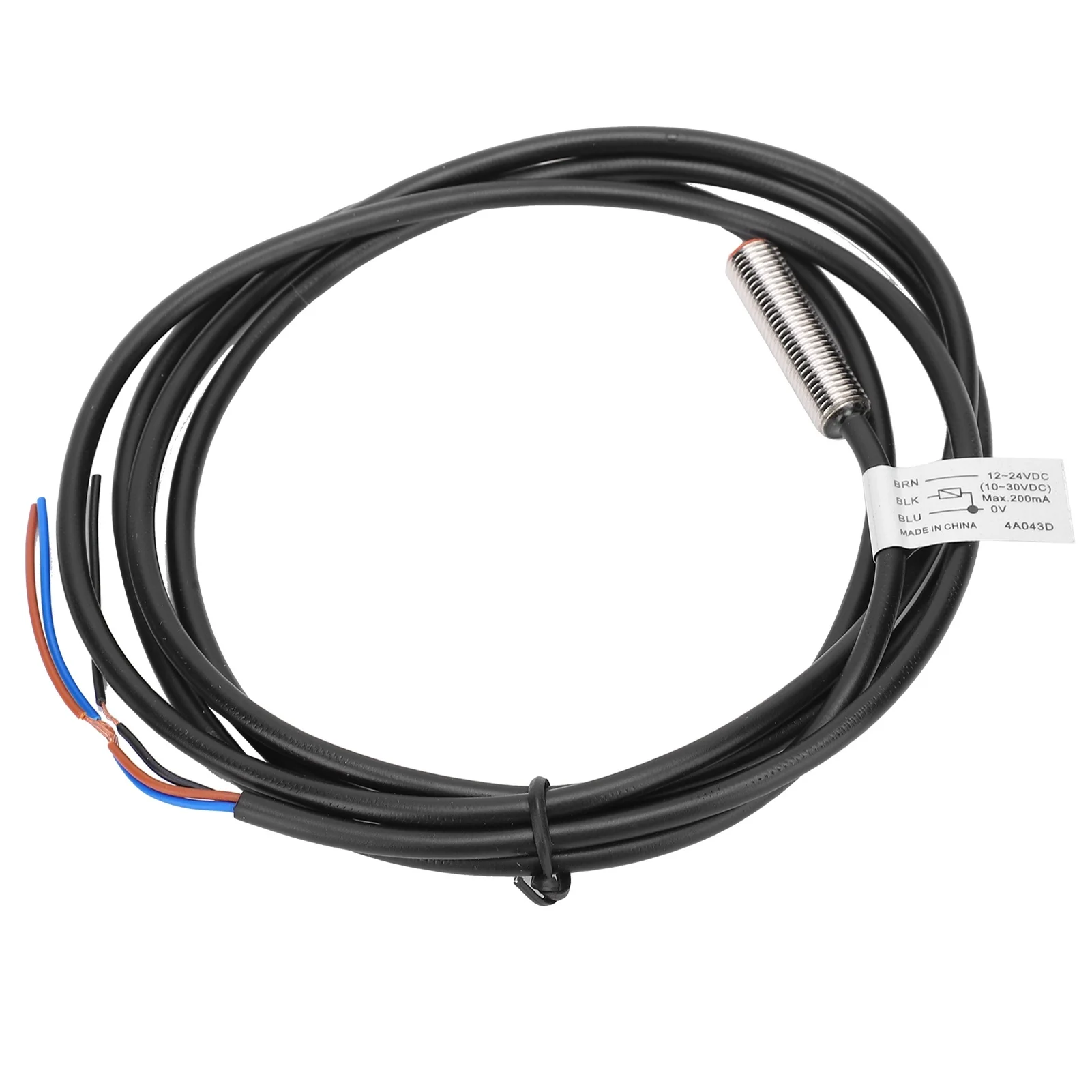 BERM Proximity Switch Inductive 3‑Wire PNP Detection Sensor PR08‑1.5DP 5mm DC12‑24V
