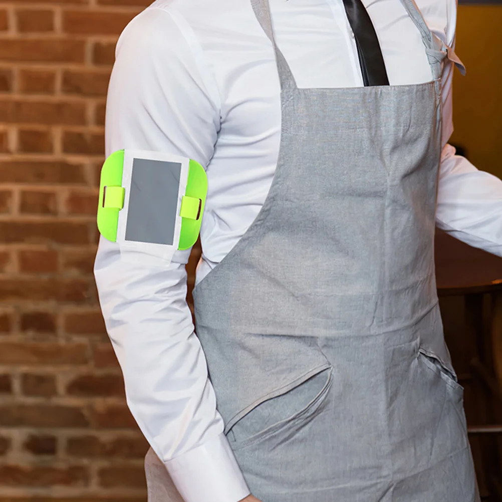 

3Pcs Arm Badge Holder Adjustable PVC Nylon Id Card Armband Security Badge Holders Supply Clear Protective Cover