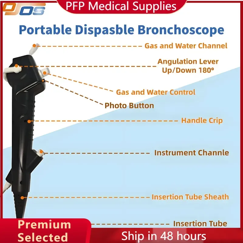 AP08 for HD Sterility Disposable Camera for Medical Bronchoscope OEM for Human Animal Market