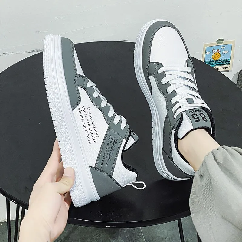 Fall Men's Shoes 2026 New Trend Middle School Students Sports Casual Heightening Board Shoes Versatile Fashionable Shoes