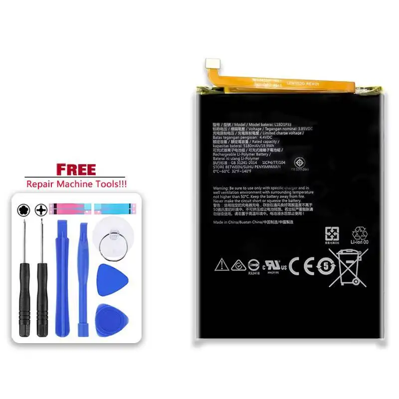 

For Lenovo V7 5180Mah Premium Replacement L18D1P33 Mobile Phone Battery