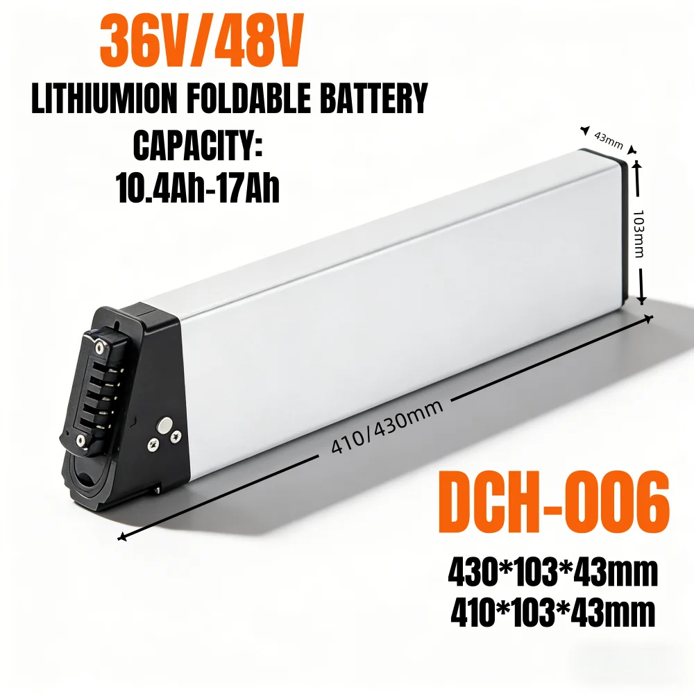 36V 48V 10.4Ah 12.8Ah 14Ah 17Ah Electric Replacement Battery For ADO A20 A20F MATE City Fiido M1 Folding Battery