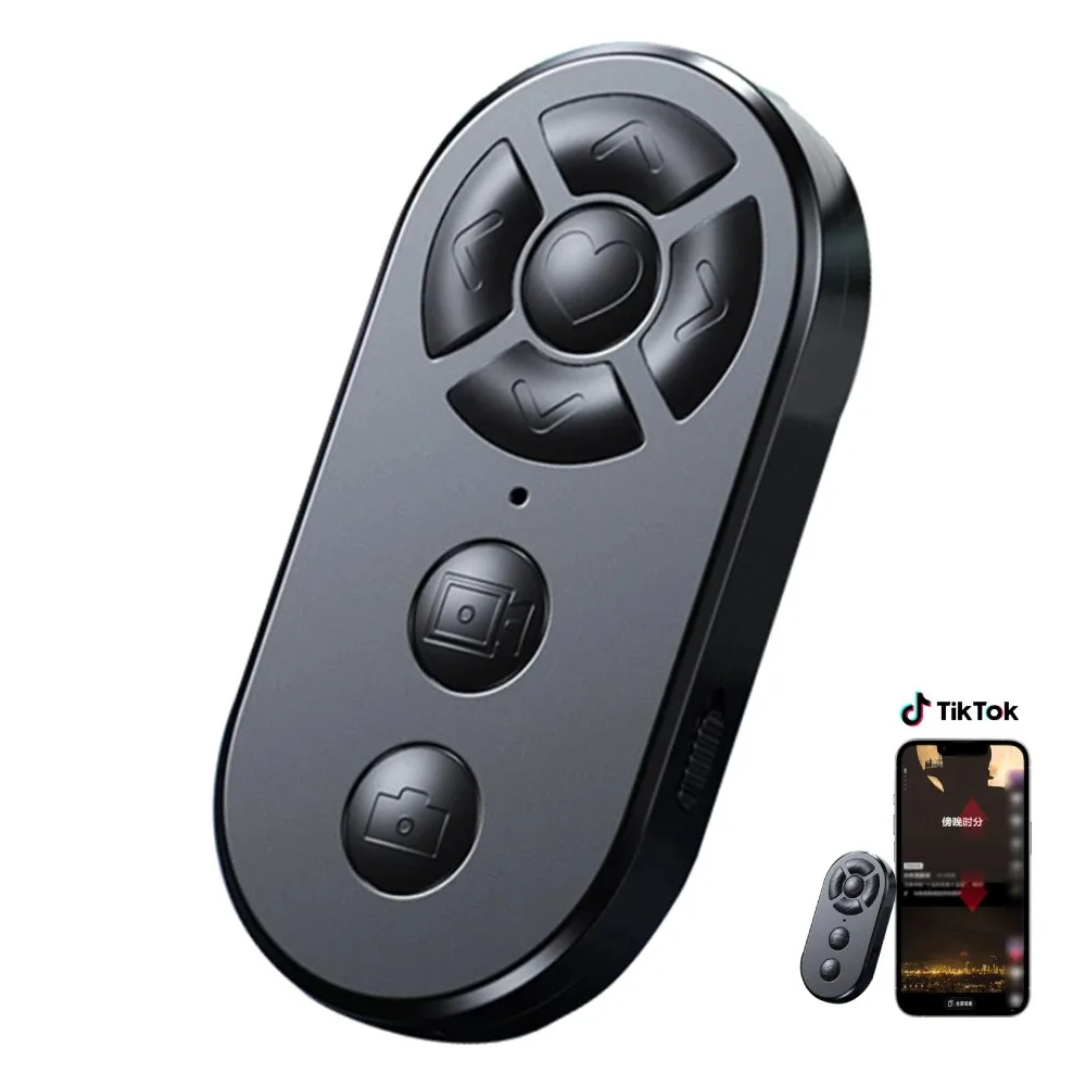 For Tiktok Remote Control Wireless Page Turner Mini Bluetooth Finger Scroller For IOS/iPad/Android Novel, Video, Recording