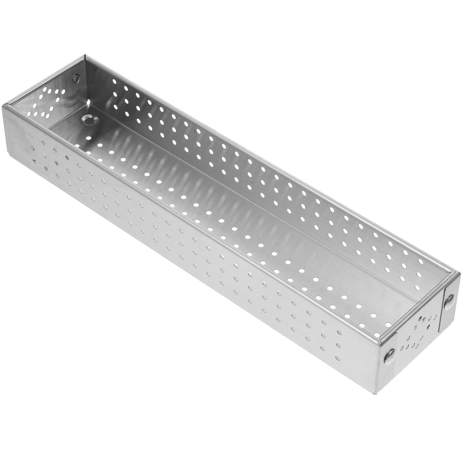 

Stainless Steel Chopstick Cage Large Capacity 304 Rectangular Drainage Kitchen Utensil Holder Cutlery Box Storage Organizer