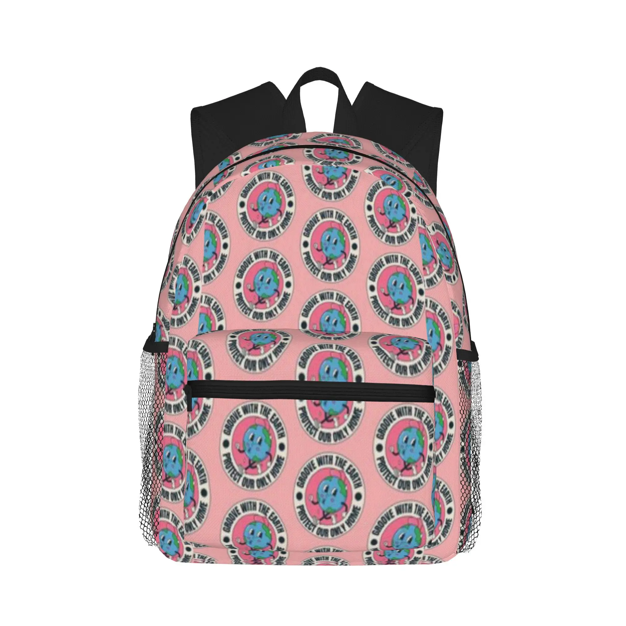 

GROOVE WITH THE EARTH Casual Backpack for Students and Adults Bags