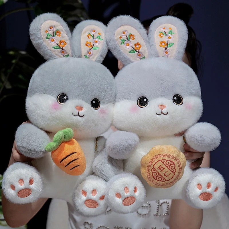 

Забавная плюшевая подушка в виде кролика с нескользящим дном, супермягкая акцентная подушка для дивана, офисного стула, лучшая идея для подарка