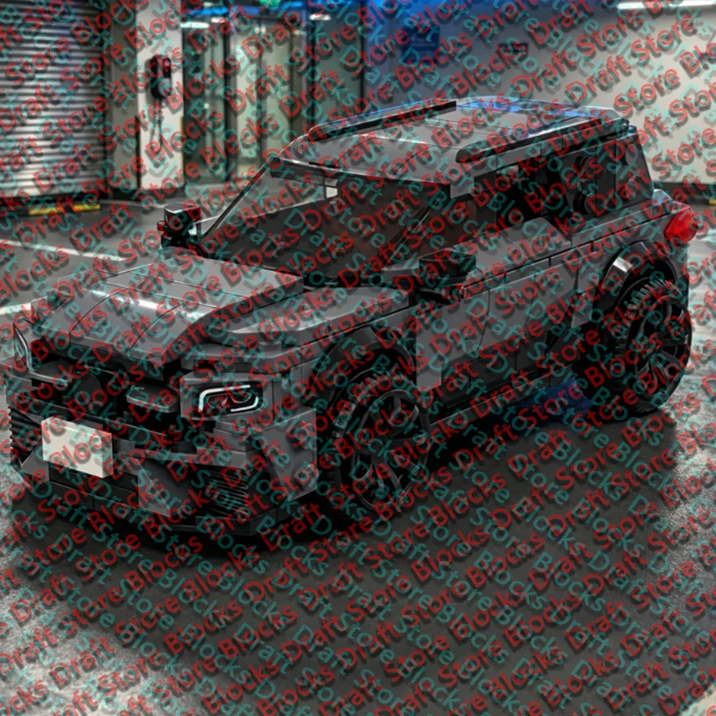 Speed Racing Car Model MOC Building Bricks Compact Luxury SUV Modular Technology Holiday Gifts Assemble Toys Suit Display QWERT