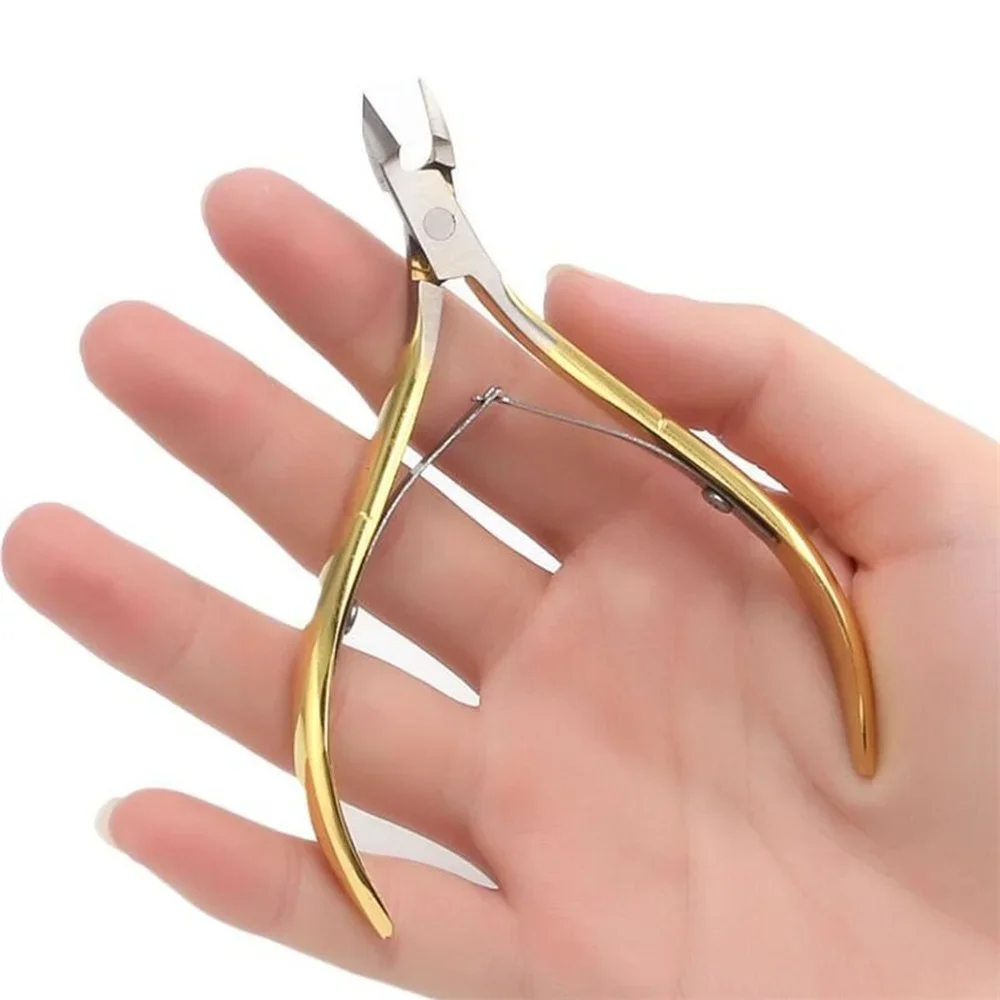 Stainless Steel Nail Cuticle Scissors Manicure Nipper Clipper Dead Skin Remover Cutter Tweezer Pedicure Trim Eagle Beak Pliers