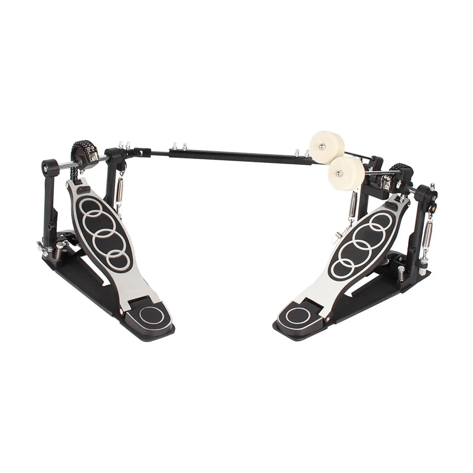 Twin Foot Pedal Dual Pedal Two Chain Drive Percussion Hardware for Metal and Rock Drummers Kick Drum Set Electronic Drum Lovers