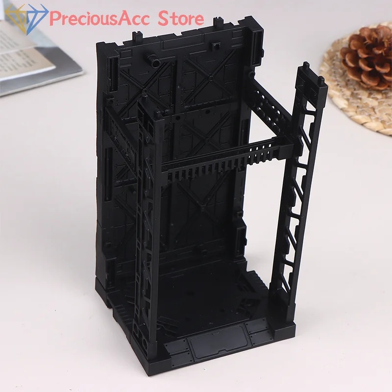2/3/4/5Pcs Stackable Figure Display Storage Boxes, Interlocking Clear Cases for Collectible Models and Desk Organization