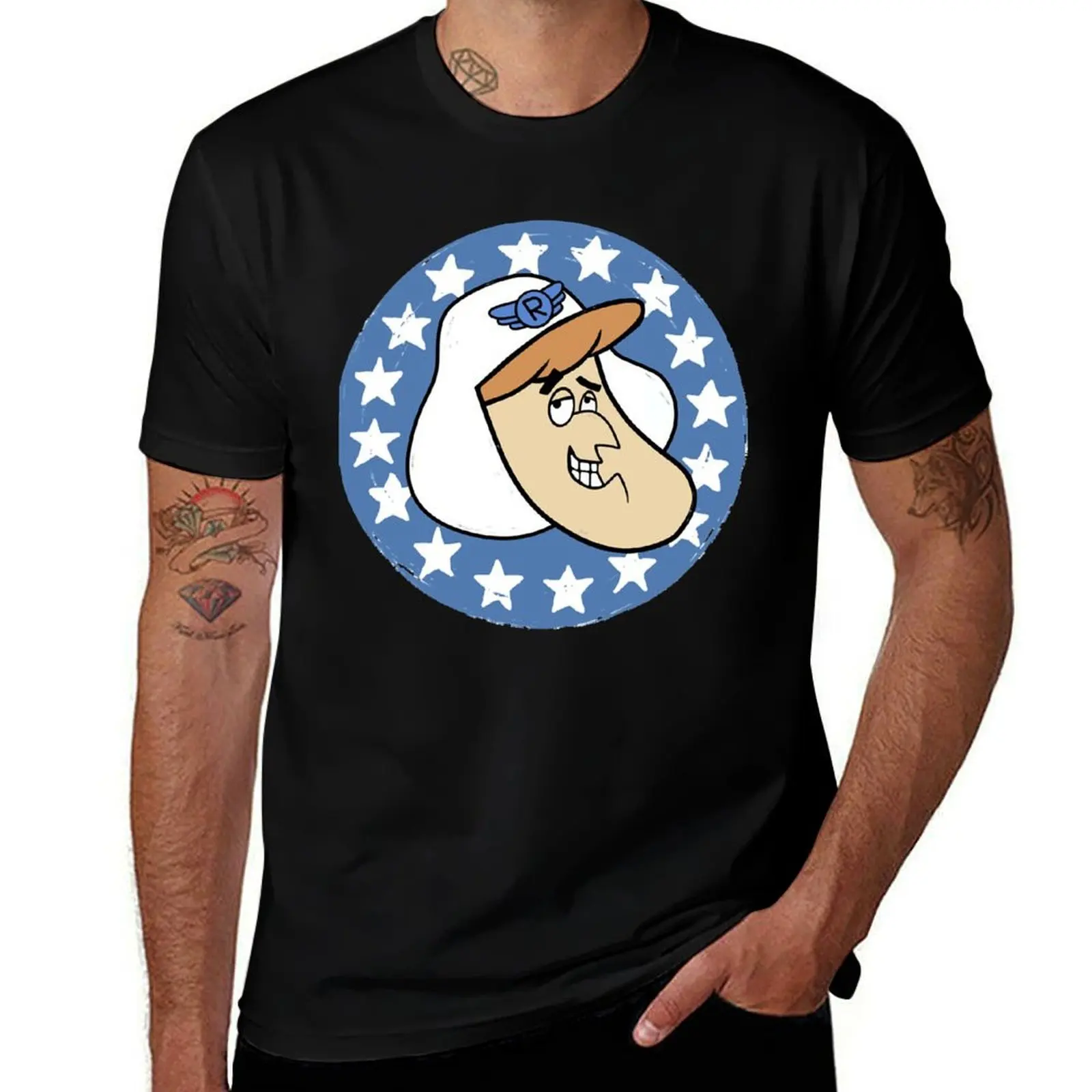 

ROGER RAMJET T-Shirt cotton t shirts high quality man tshirt T-Shirt