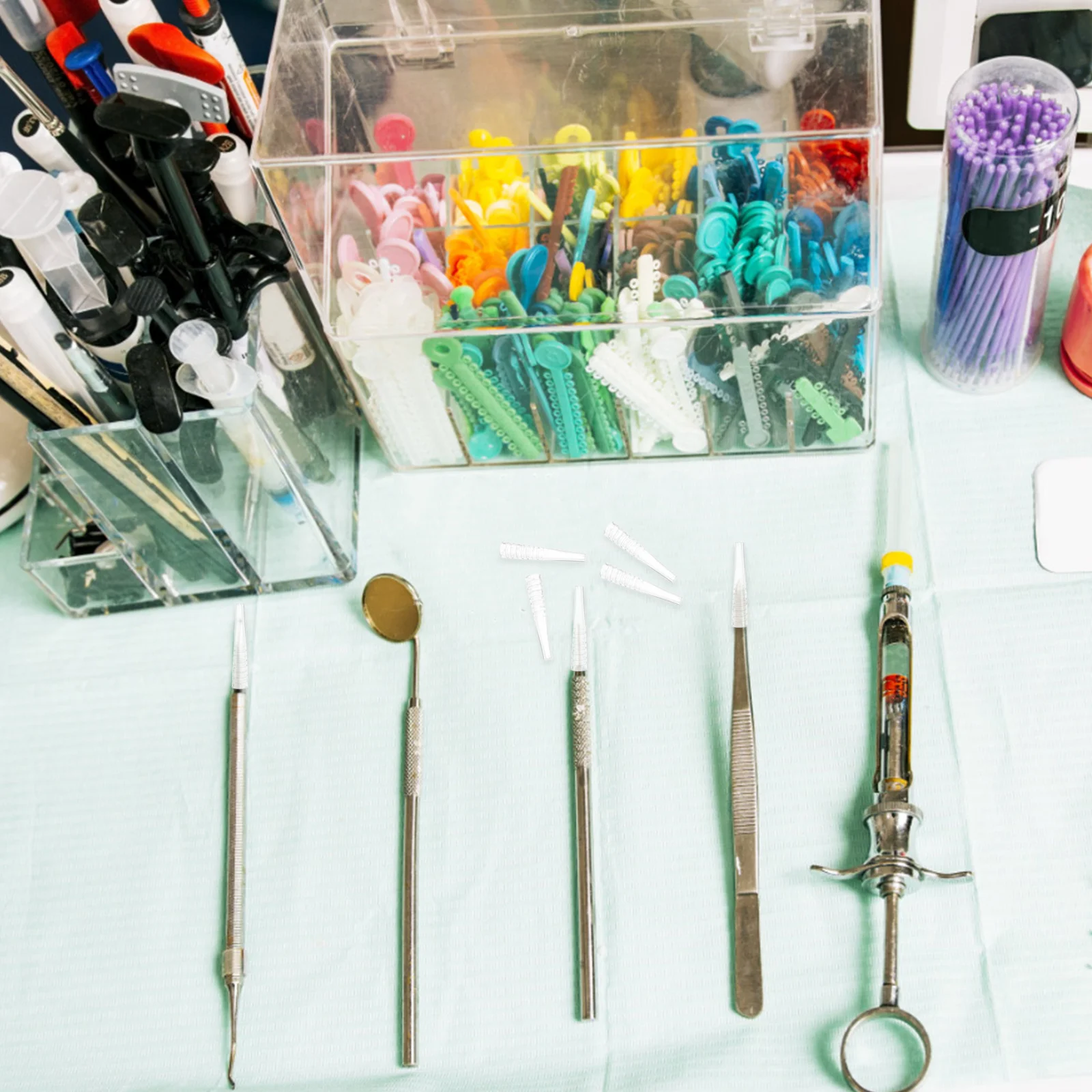 50 pezzi pinzette per ciglia protezione coperture in silicone custodia protettiva antiscivolo per pinzette per innesto in acciaio inossidabile salone di bellezza