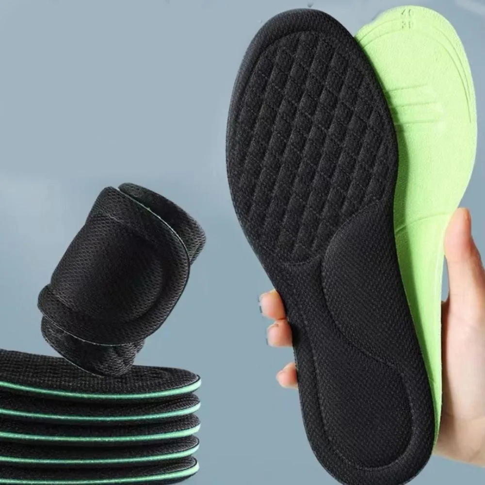 3pairs Memory Foam Sport Insoles Deodorant Sweat Absorption Orthopedic Insole Non-slip Breathable Shoes Sneakers Cushion Sports