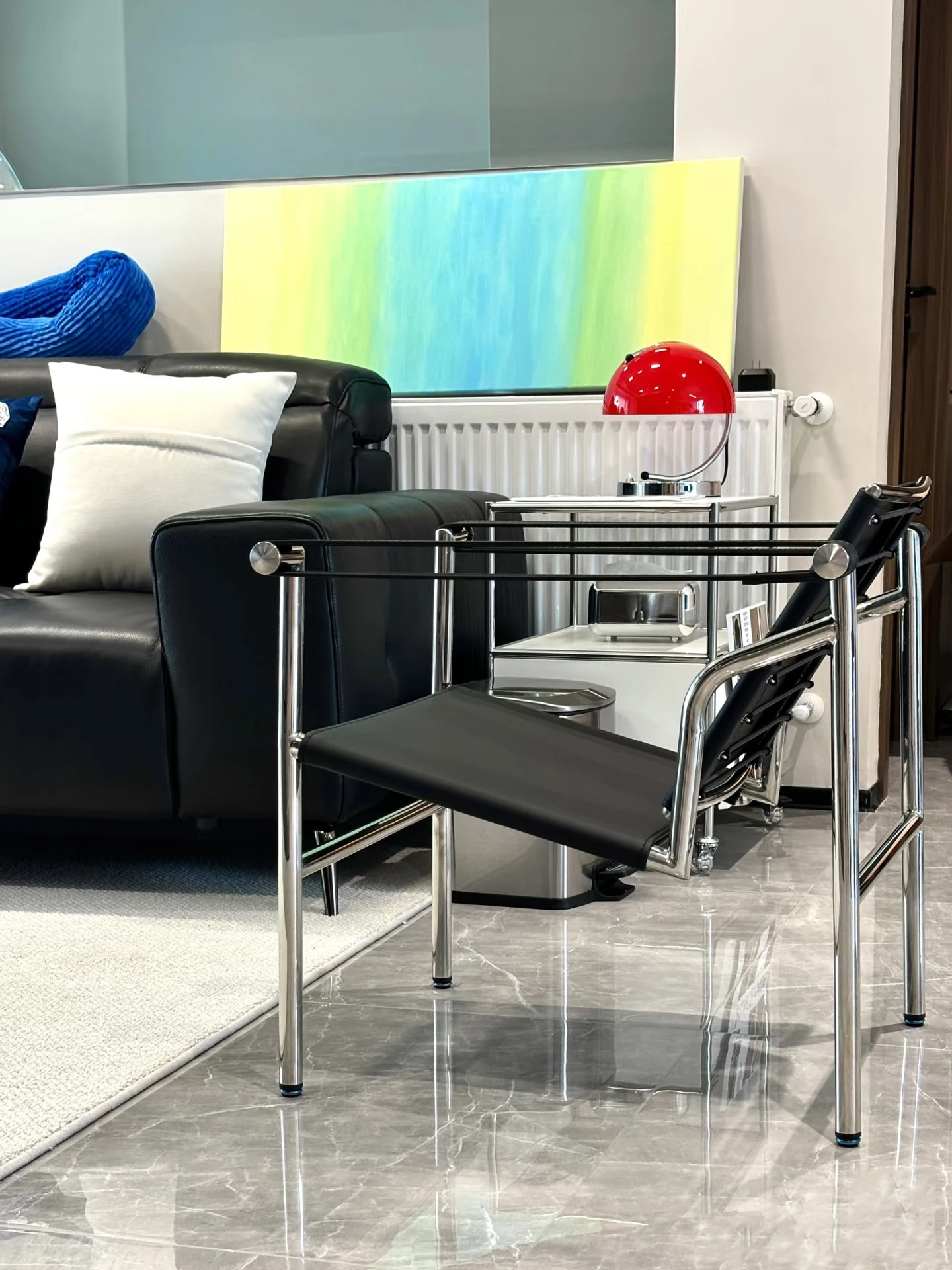 Designer armrest single chair medieval Bauhaus single sofa