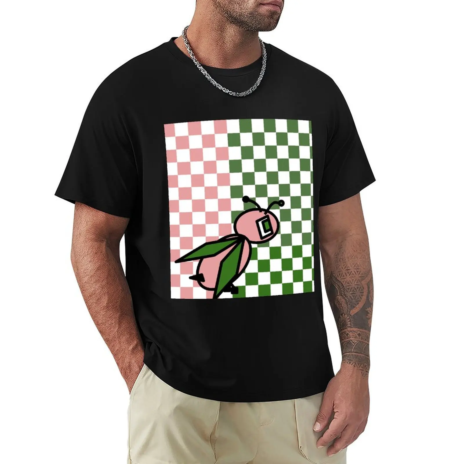Ayisha Buggy Checkered Duo T-Shirt t shirts for man pack cotton T-Shirt