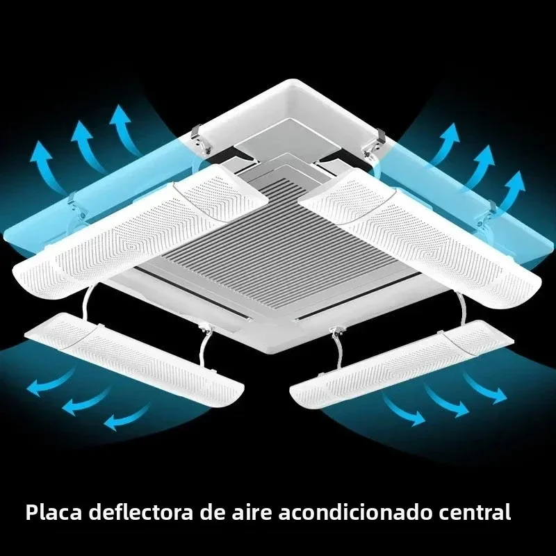 Central air conditioning windscreen anti-direct blowing ceiling air outlet baffle ceiling machine universal air guide screen