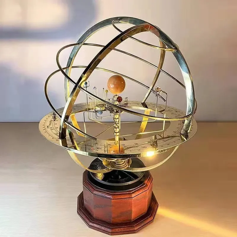 Independent Station Large Solar System Model Metal Model Ornament