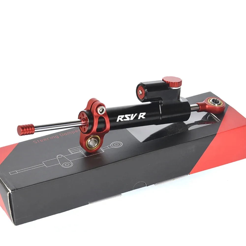 لأبريليا RSV R RSVR 1999 2000 2001 2002 2003 2004 2005 06 + قابل للتعديل الدراجات النارية التوجيه استقرار المثبط قوس جبل عدة #5