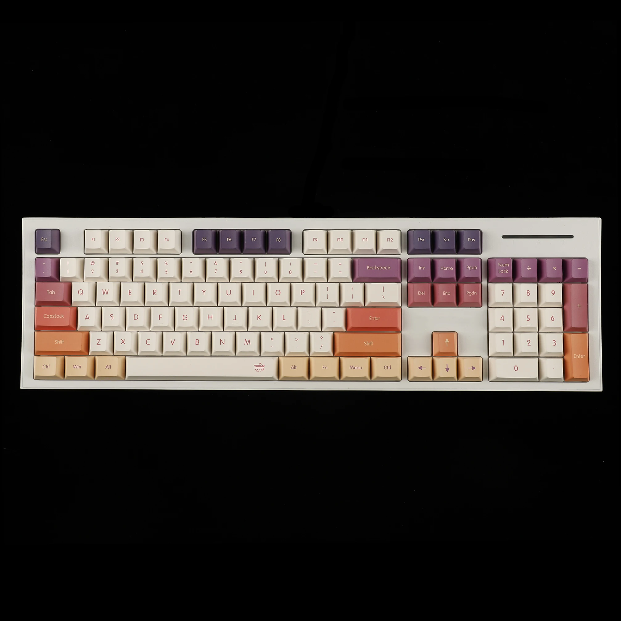 Cherry Profile Cloud German French Keycaps Dye Sub 1.7mm Thick PBT ISO Keyset For MX Keyboard