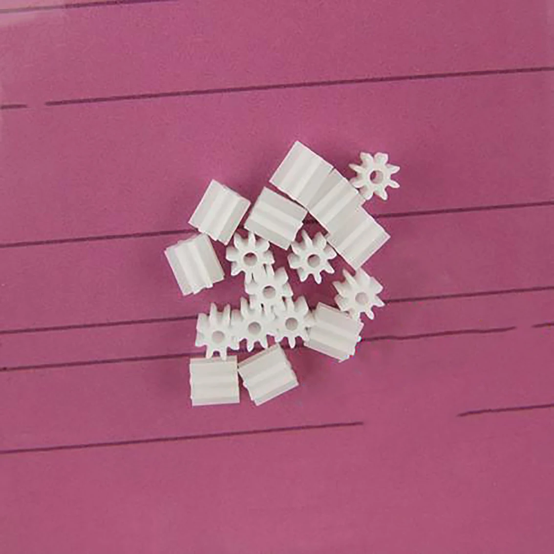 Modulus 0.5 Plastic Shaft Single Layer Gears 92A 9Teeth 0.5M Reduction Wheels Toys DIY Part Accessories