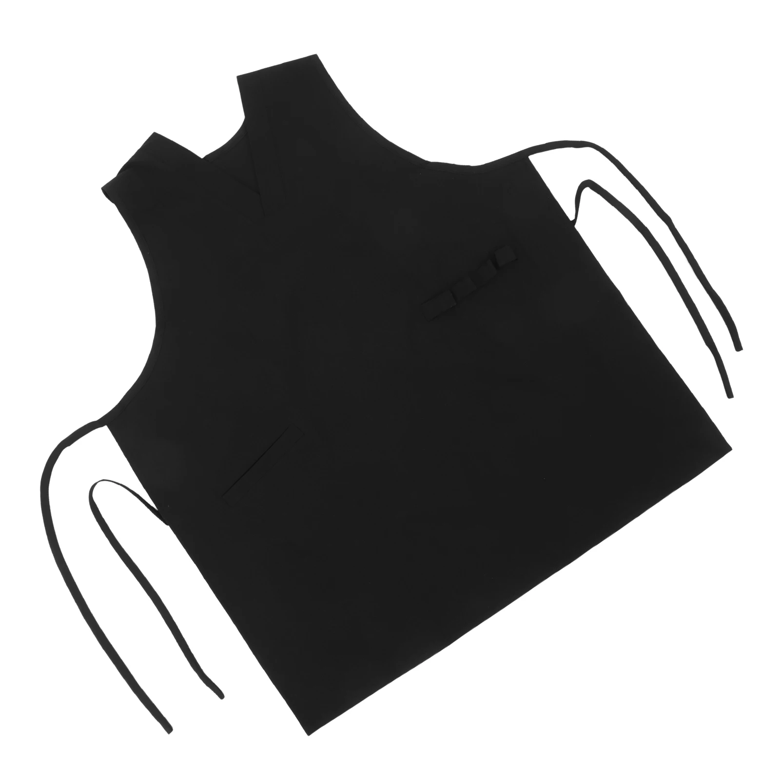 

V neck mesh back apron hairdresser barber sleeveless salon smocks jackets cutting black women kitchen canteen factory cleaning