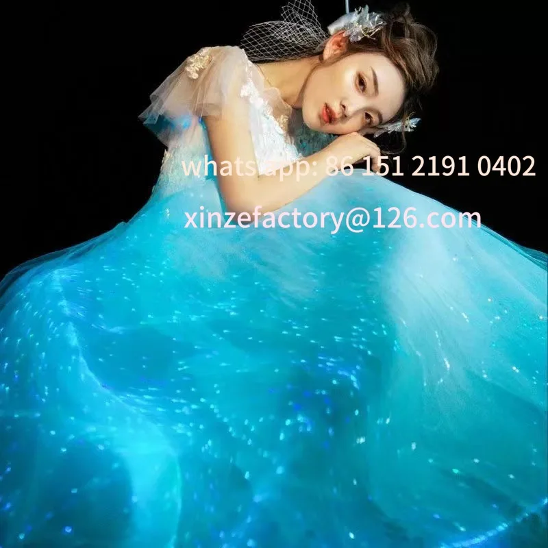 Customizable Ultra Flexible LED Fabric Down Jacket cloth