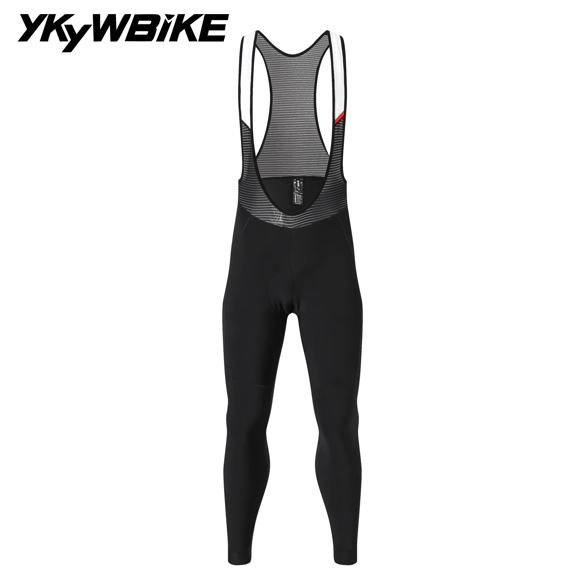 YKYWBIKE 2026 Winter Cycling Bib Tights Thermal Warmth Fleeced Road Bike Bib Long Pants 6 Hours Riding Bicycle Clothing