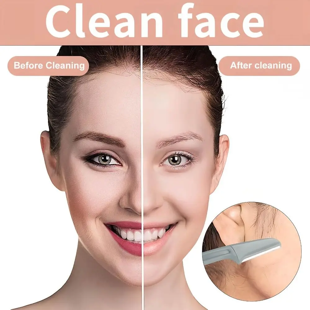 Professional Safe Folding Dermaplaning Tool for Face 3pcs Set Portable Anti-Scratch Razor Eyebrow Trimmer Personal Care