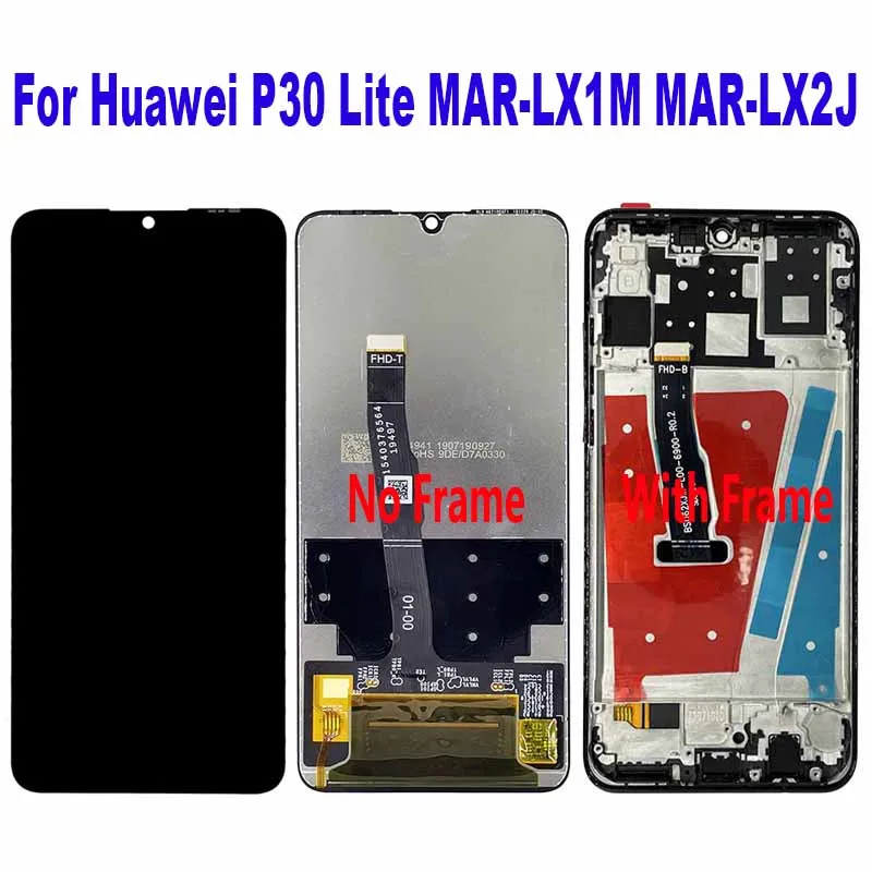 For Huawei P30 Lite MAR-LX1M MAR-LX2J MAR-LX1A MAR-LX21A MAR-LX3A Marie-L21A LCD Display Touch Screen Digitizer Assembly