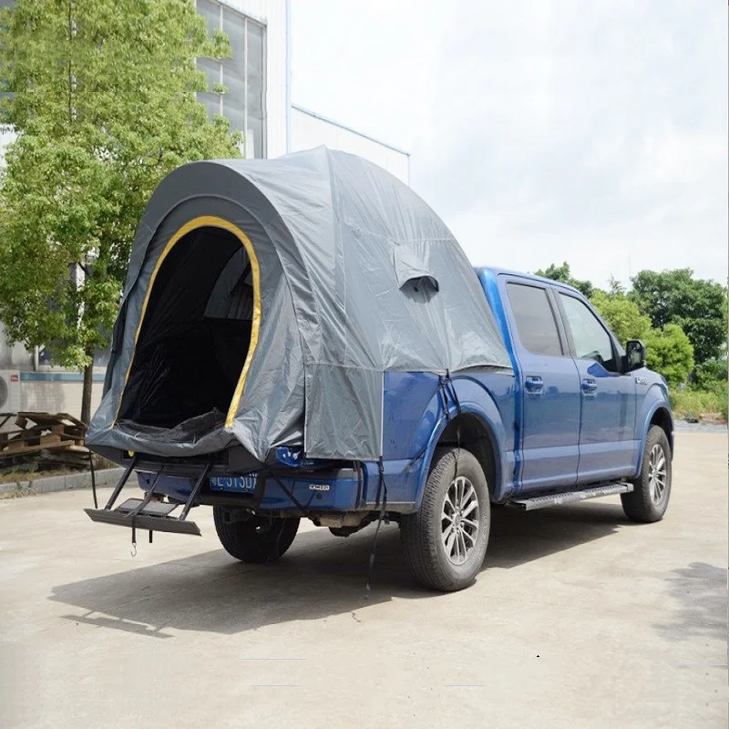 Outdoor Pickup Truck Tent Waterproof Double Layers Self-driving Tour Truck Bed Tent Family Camping Traveling Truck Tail Bed Tent