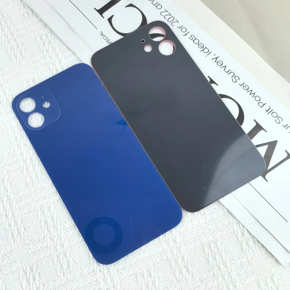 Back Cover For iPhone 12 Glass Battery Cover Door Housing Replacement Part for iPhone 12 Battery Back Cover