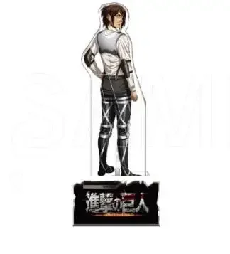 Anime Hanji Zoe Mikasa Ackerman Levi Eren Yeager Acrylic Stand Doll Game Figure Model Plate Cosplay Toy for Gift