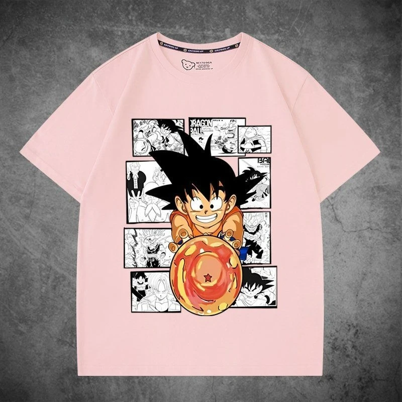 Dragon Ball Z Goku Manga Panel T-Shirt für Kinder und Erwachsene, Anime-Print, lässiges T-Shirt für Fans, Sommer-Baumwoll-Mode-Streetwear – Detail 8