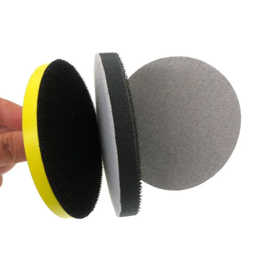 4 "นิ้ว100 Hook & Loop Sanding ขัด Backing Pad กับ M8สำหรับ Air Sander Abrasive Disc กระดาษทราย Buffing Pads