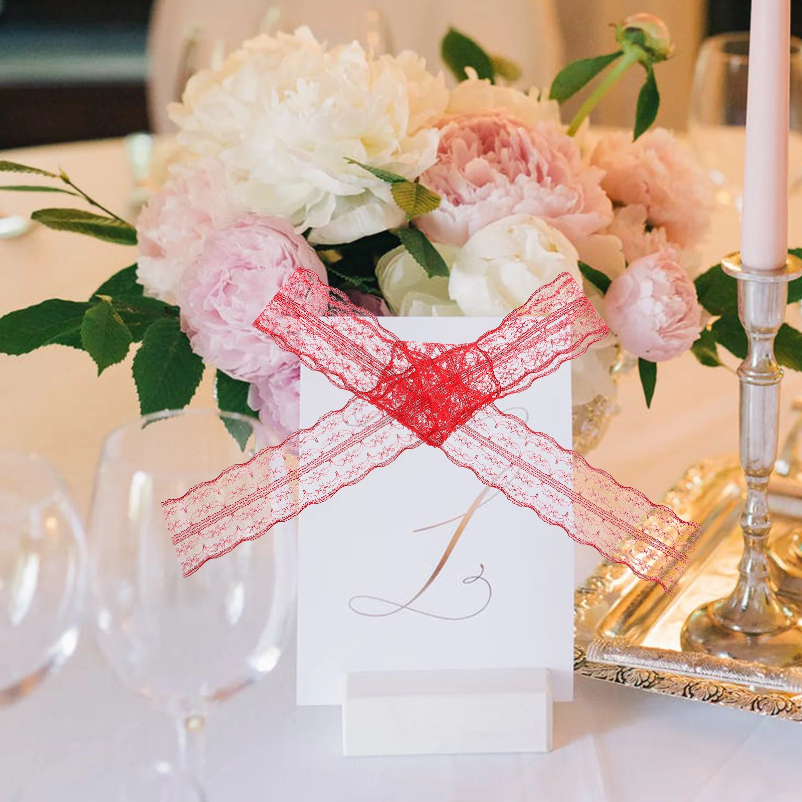 

Durable Lace Ribbon Polyester Silk for Gift Wrapping Decorative Ribbons Summer Party Wedding Crafts Supplies Reusable