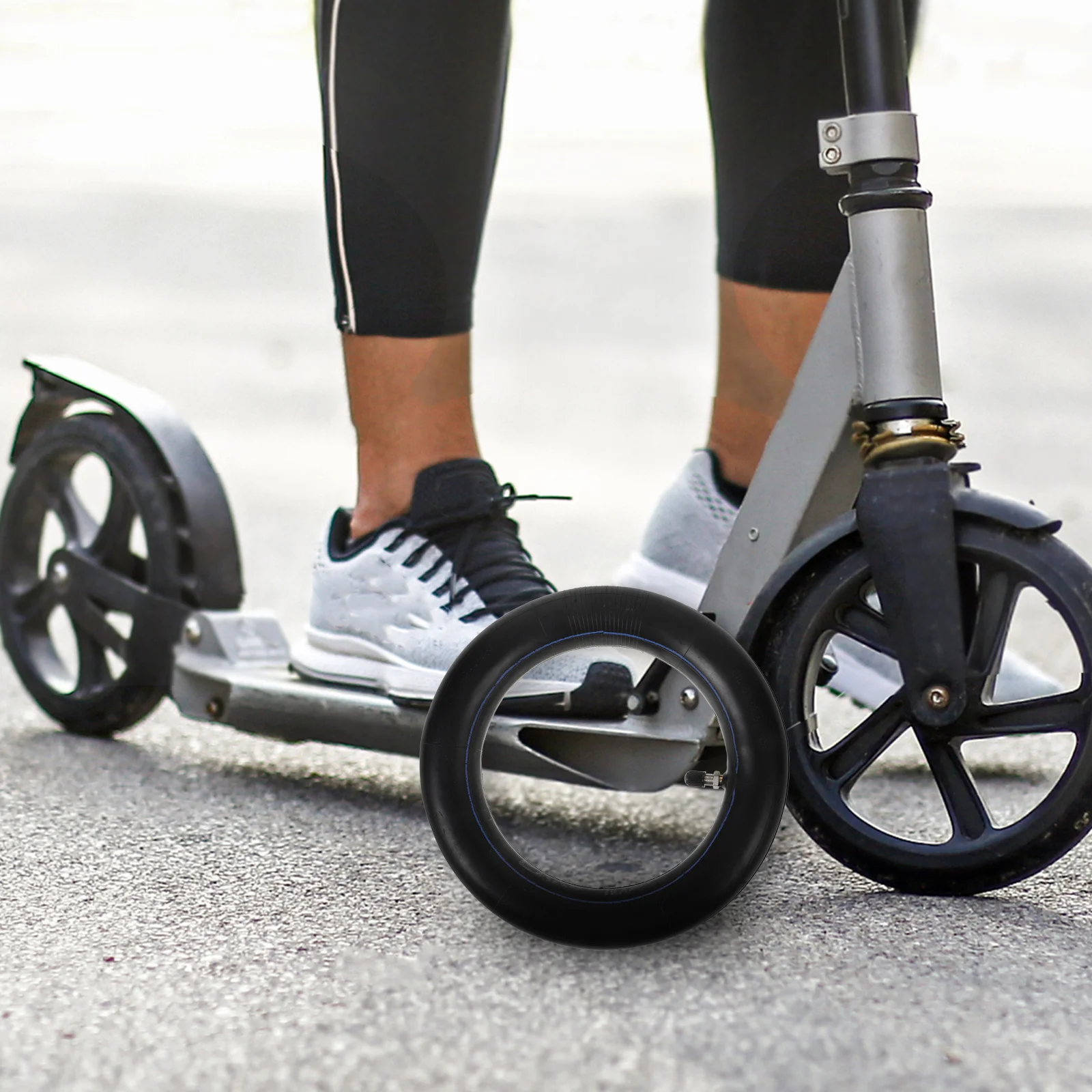 

Convenient Electric Scooter Tube Shockproof Wear-Resistant Space-Saving Rollable Durable for Outdoor Riding Outdoor Inner Tire