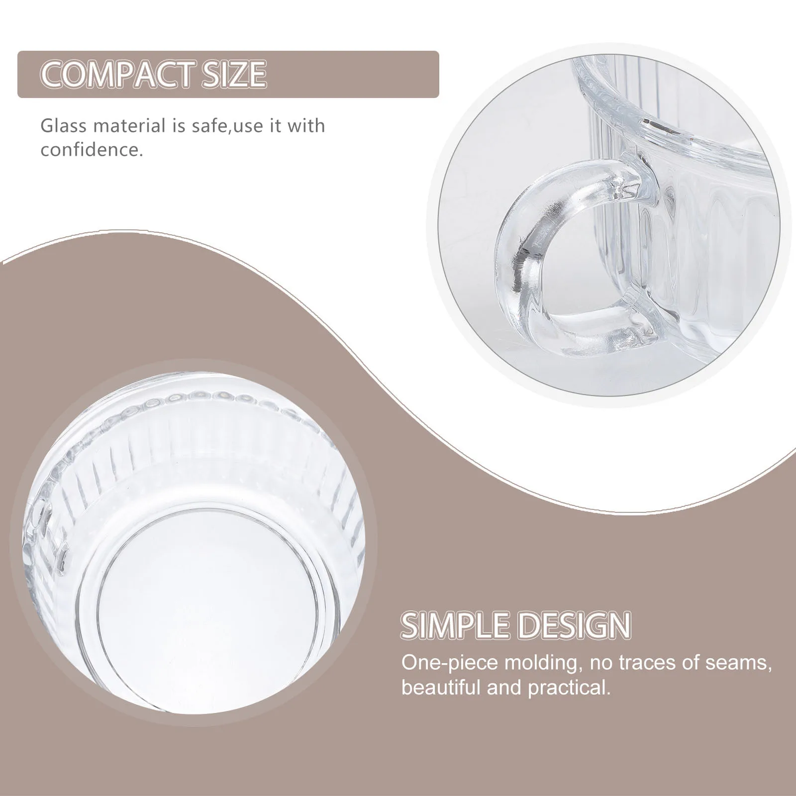 

1Pcs Glass Noodle Bowl Heat Resistant Soup Pot Lid Non Slip Corners Household Tableware Glass Bowl Kitchen Supply