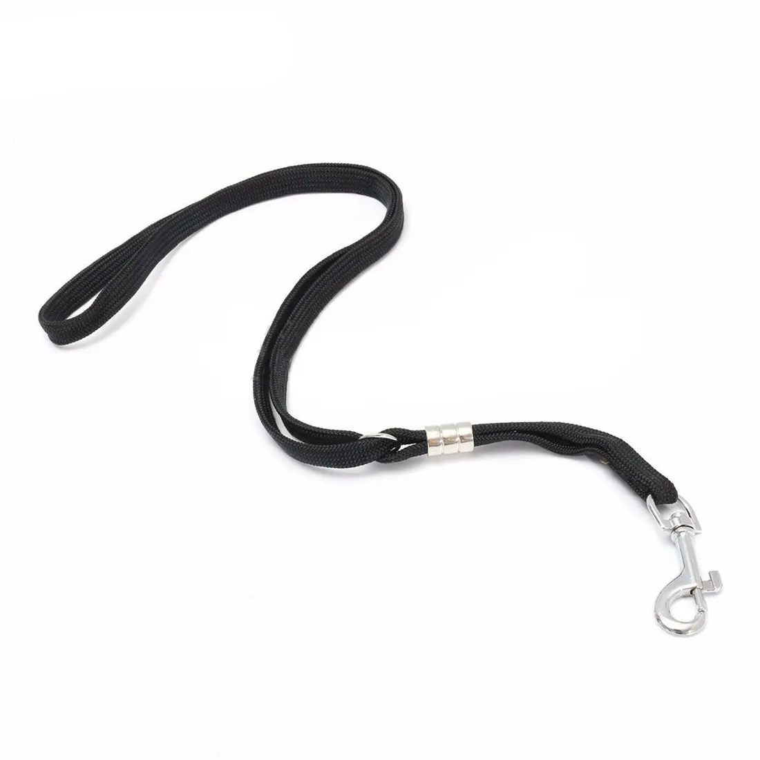 N37R_Dog Pet Cat Animal Noose Loop Lock Clip Corda 52cm