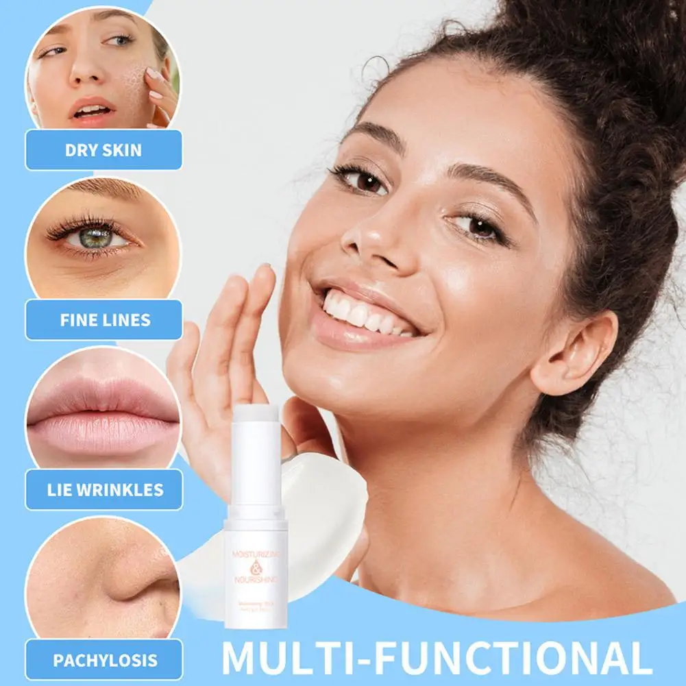 Crema de ojos antiarrugas multibálsamo, palo reafirmante, hidratante, multielástico, eliminación de arrugas faciales, cuidado de la piel de los ojos