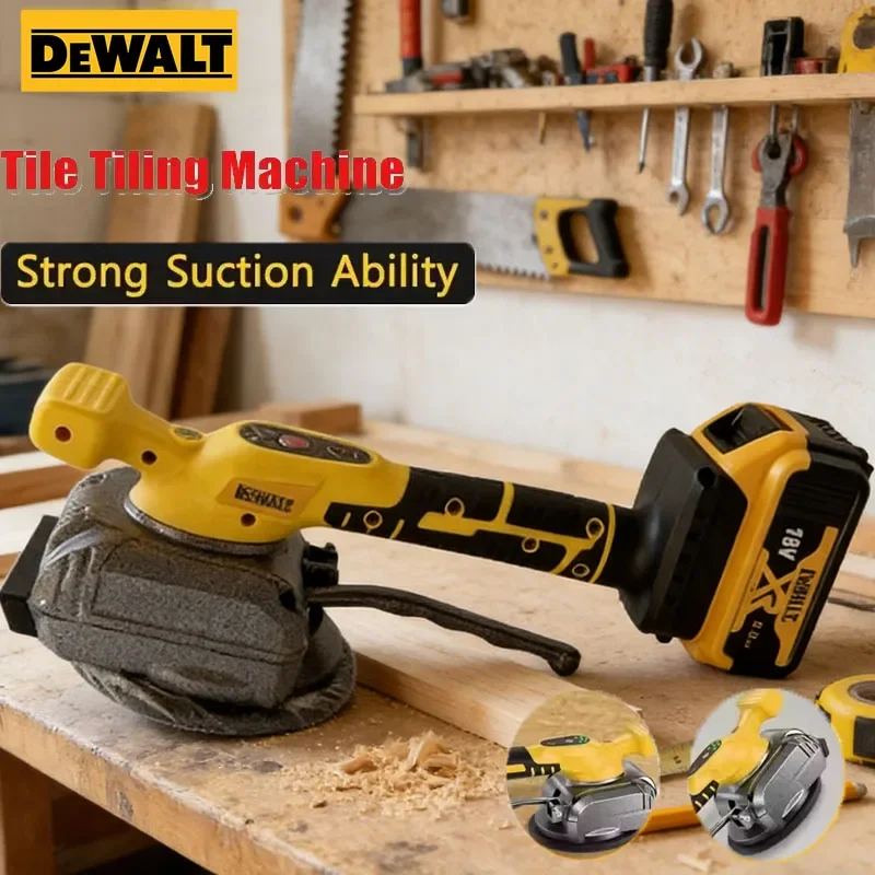 

Dewalt 18V Battery Tile Tiling Machine Cordless Tile Vibration Tool 5-SPEED Adjustable With Lock Design For Floor Tile Wall
