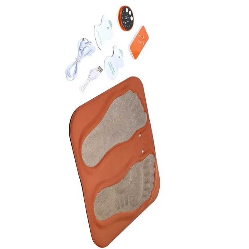 【تخفيضات سريعة!】حصيرة تدليك القدم الذكية جهاز تحكم عن بعد ثلاثي الأبعاد يحسن الدورة الدموية واسترخاء العضلات 29 مستوىًا قابل للتعديل #1