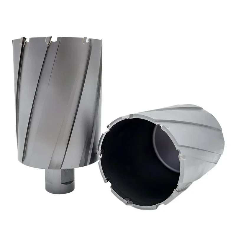 

61-100mm x 100mm TCT Annular Cutter 4 Inch HardAlloy Drill Bit 100mm Carbide Metal Hole Saw With 1-1/4"(31.75mm) Weldon Shank.