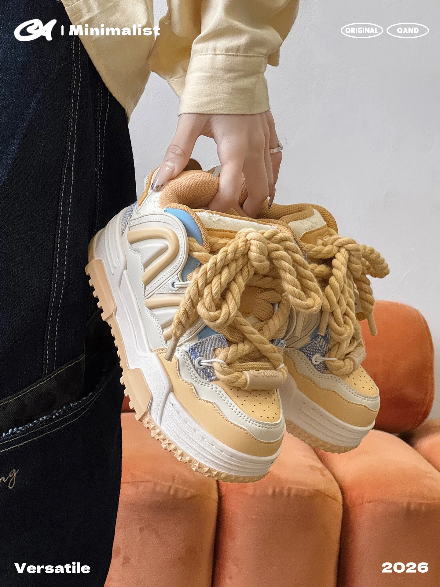 

QianDa 2025 осенний новый мужской oes Original Thi Bot Heightening Casual oes All-Match Leisure oes Bread oes