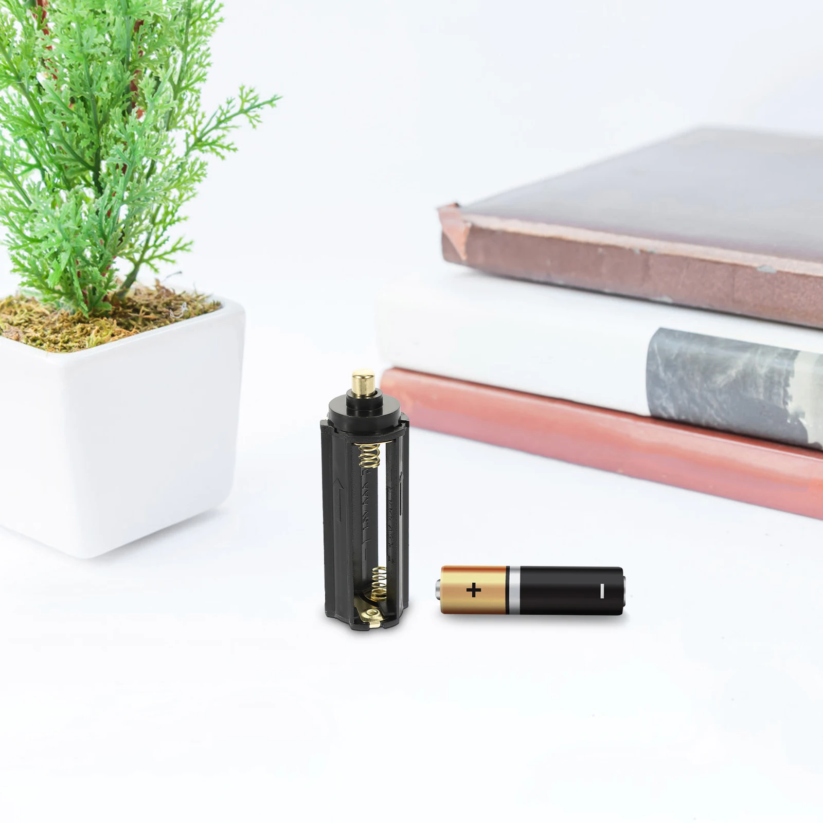 

5Pcs Portable Battery Case For 3 AAA Size Batteries Battery Storage Organizer