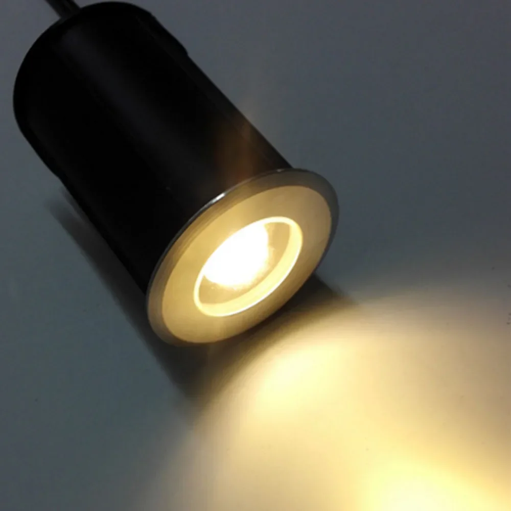 IP67 Waterproof 1W/3W LED Step Lamp, Recessed Stairs Light for Outdoor Deck, Garden & Pathway, Underground Lighting Solution