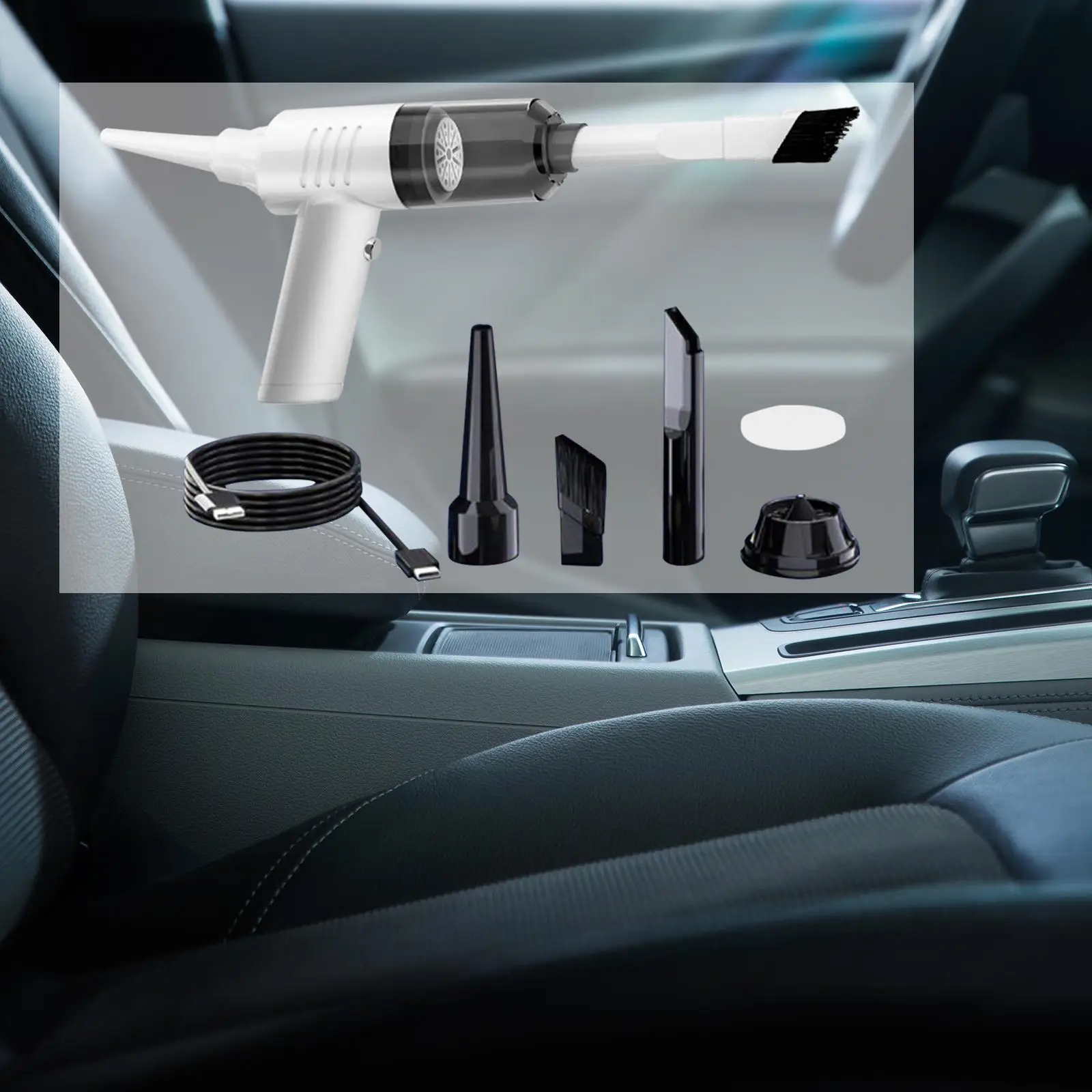 เครื่องดูดฝุ่นมือถือไร้สายแบบพกพาน้ําหนักเบาเสียงรบกวนต่ําทนทาน 8000PA