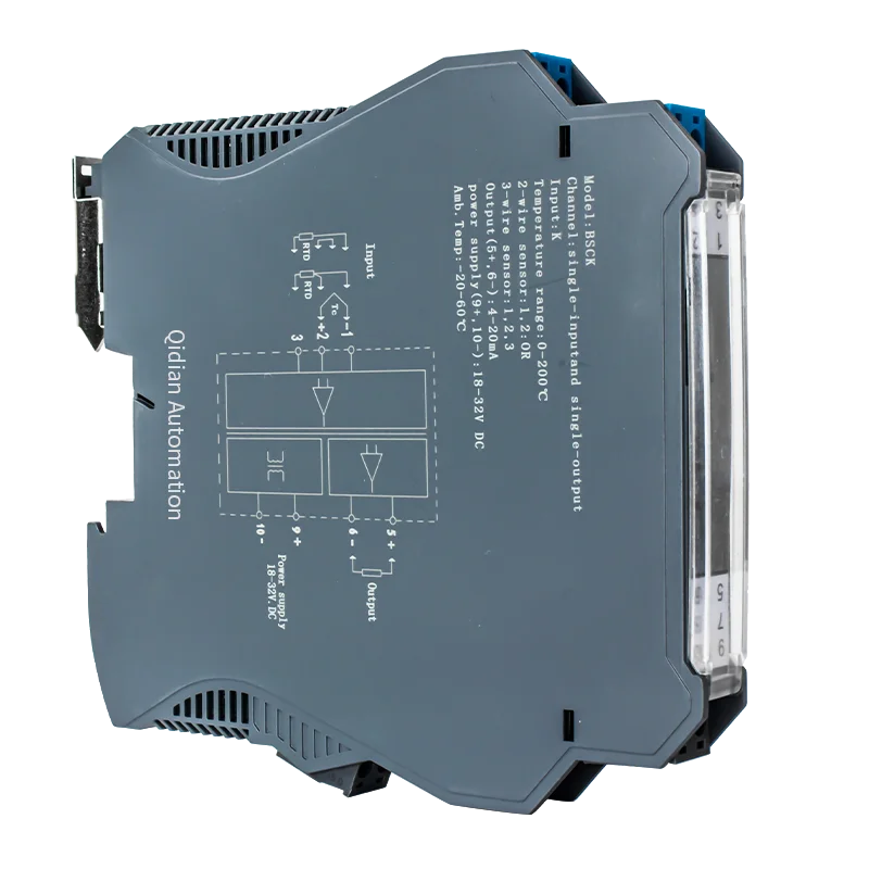 

Thermocouple Temperature Signal Transmitter K Type DIN Temperature Signal Repeaters 0-100℃ 0-200℃ Temperature Signal Converter